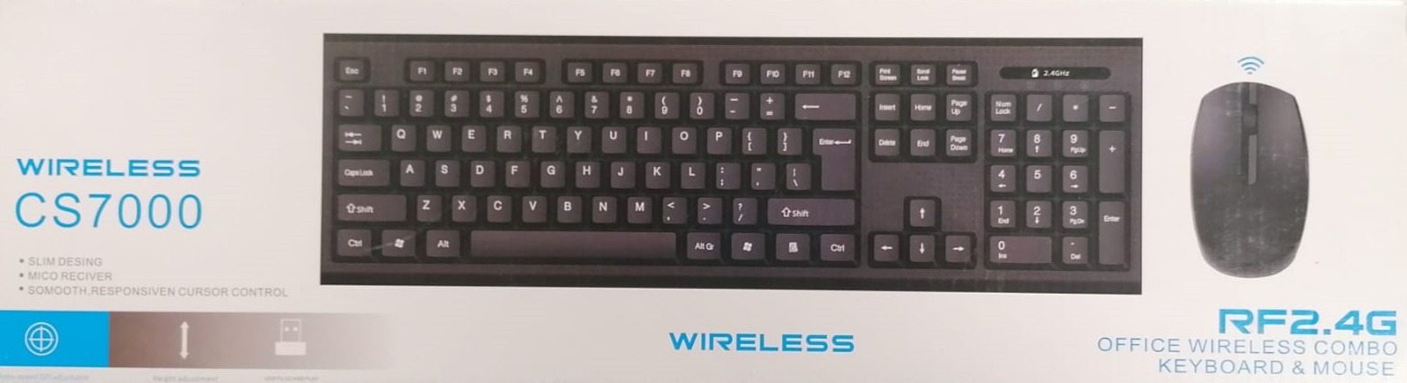 Wireless Keyboard and Mouse 2.4GHz